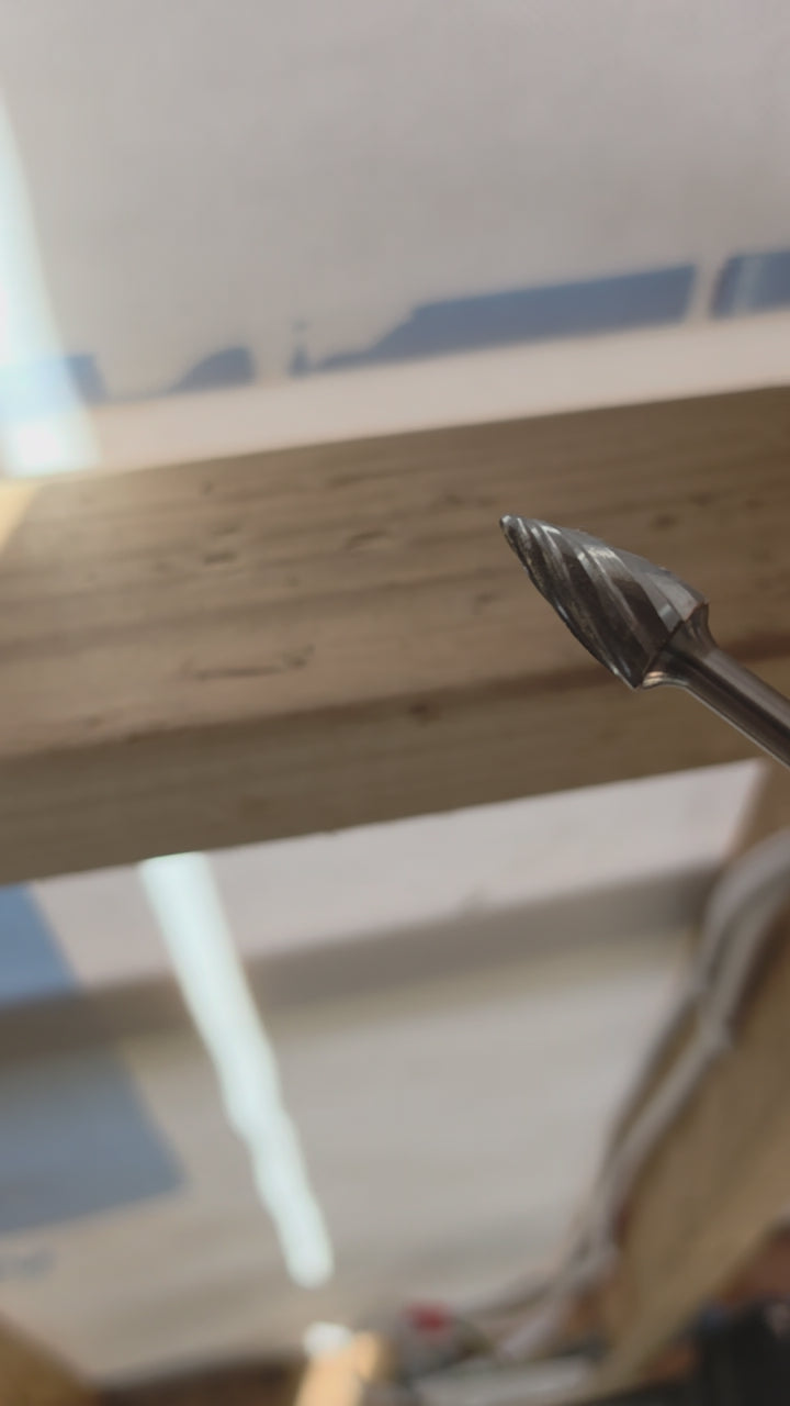 BTTA carbide burr 14mm x 25mm aluminium / timber cutters $44inc GST