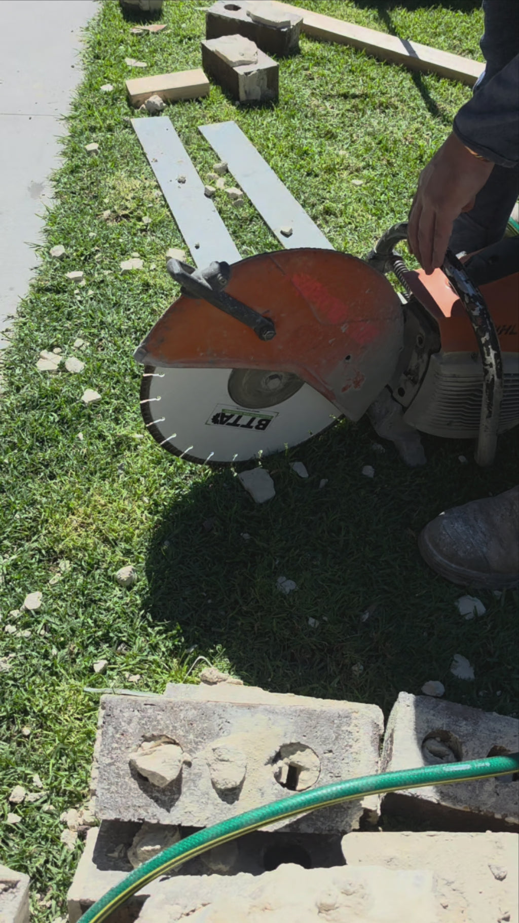 BTTA segmented turbo diamond blade sizes 400mm,350mm,230mm