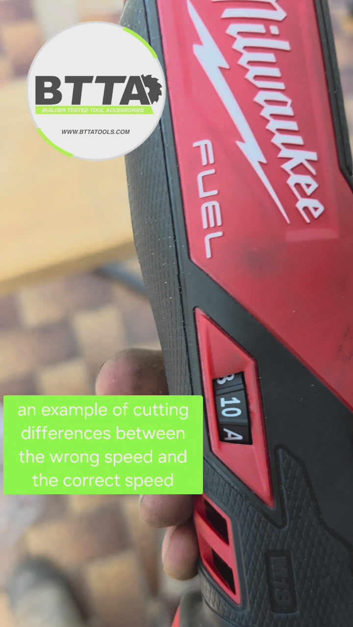 BTTA bi-metal multi-tool blade 55mm deep cut m42 cobalt teeth