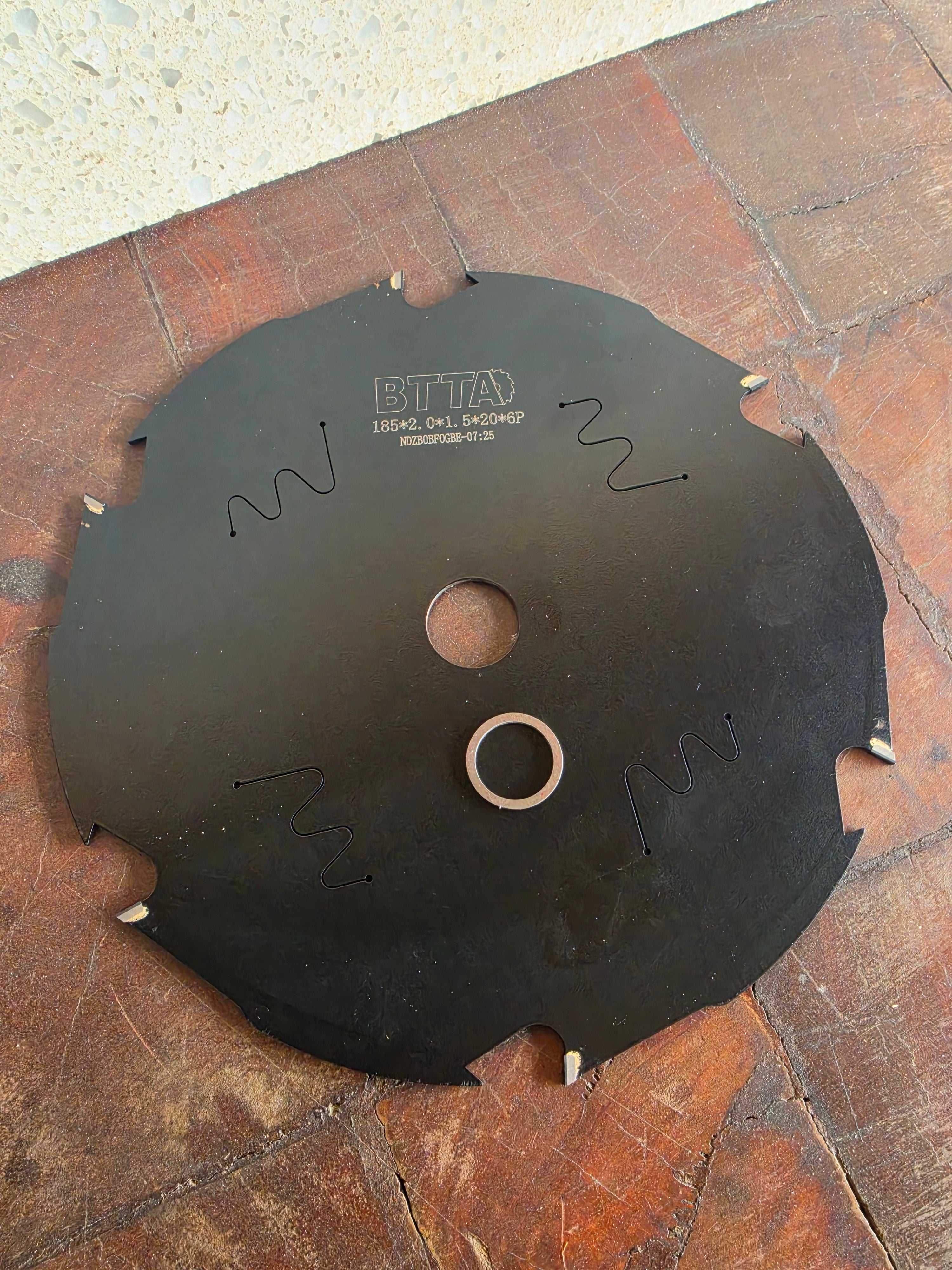 BTTA pcd tooth 185mm circular saw blade 6 tooth $77inc GST
