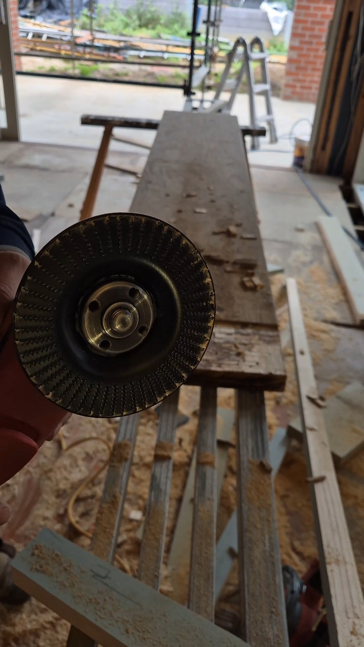 125mm plane disc flat profile black $15inc GST