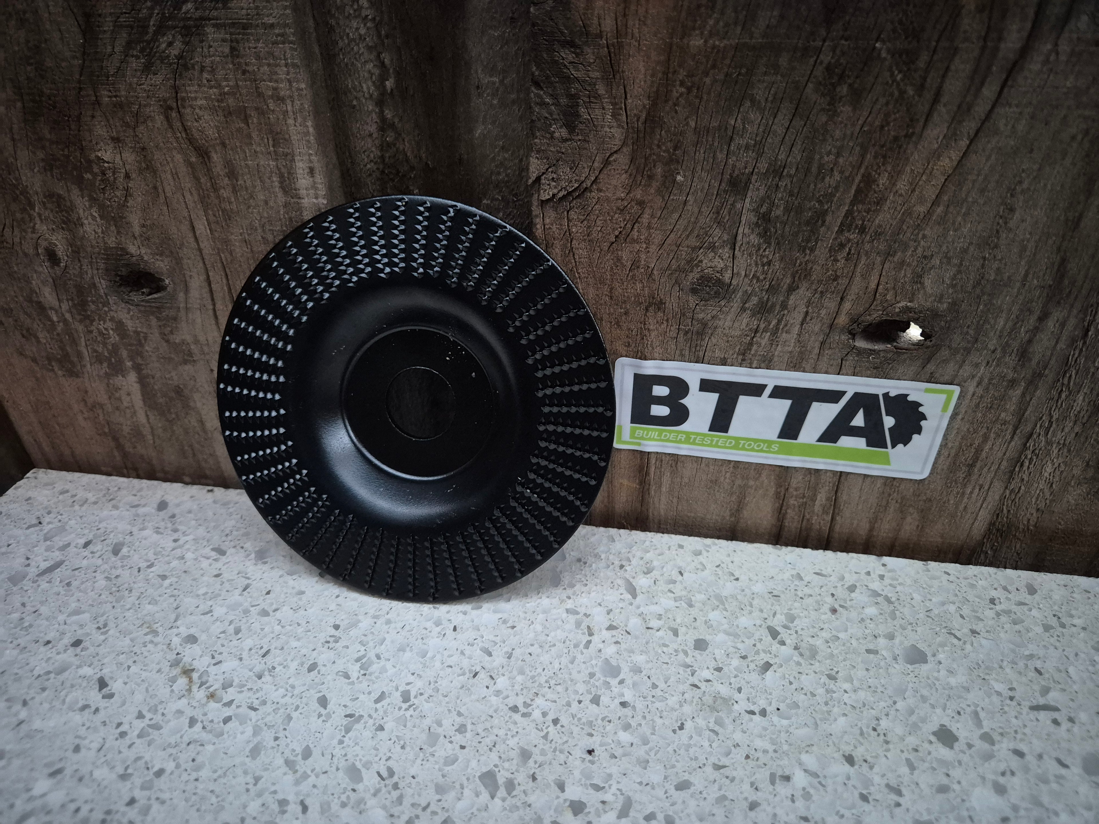 125mm plane disc flat profile black $15inc GST
