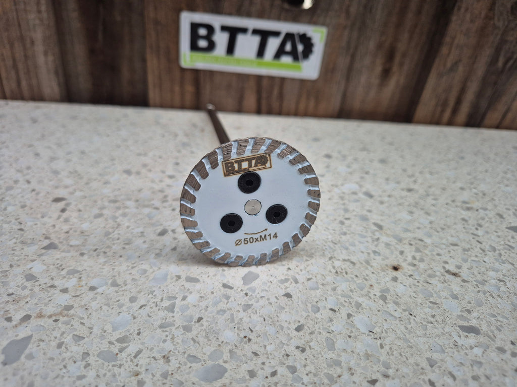 BTTA Hex internal pvc pipe cutter / porcelain blade $22 inc GST