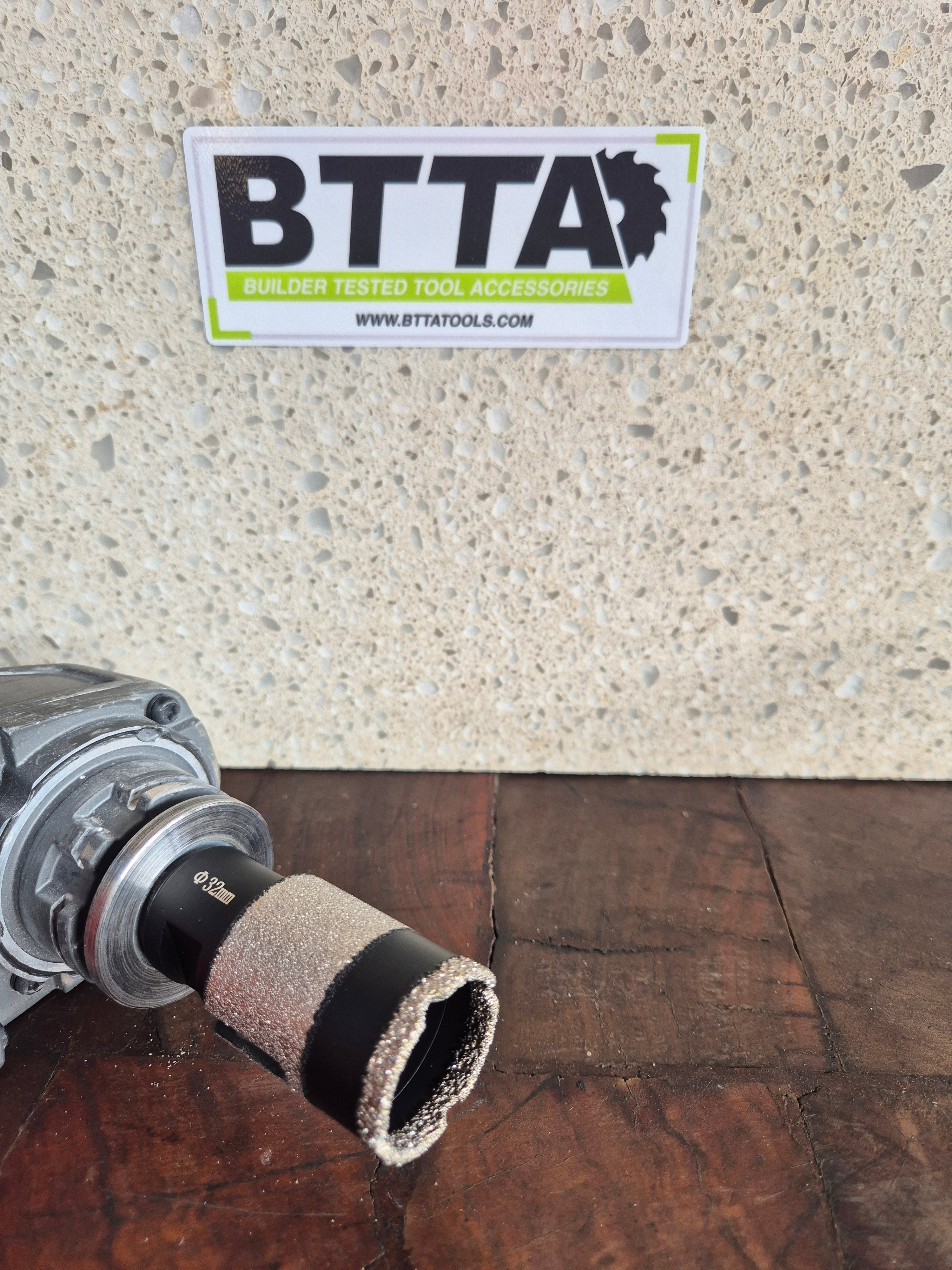 BTTA M14 32mm diamond holesaw porcelain dry drilling $25inc GST