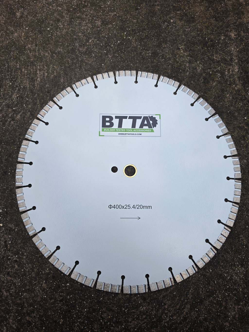 BTTA segmented turbo diamond blade sizes 400mm,350mm,230mm