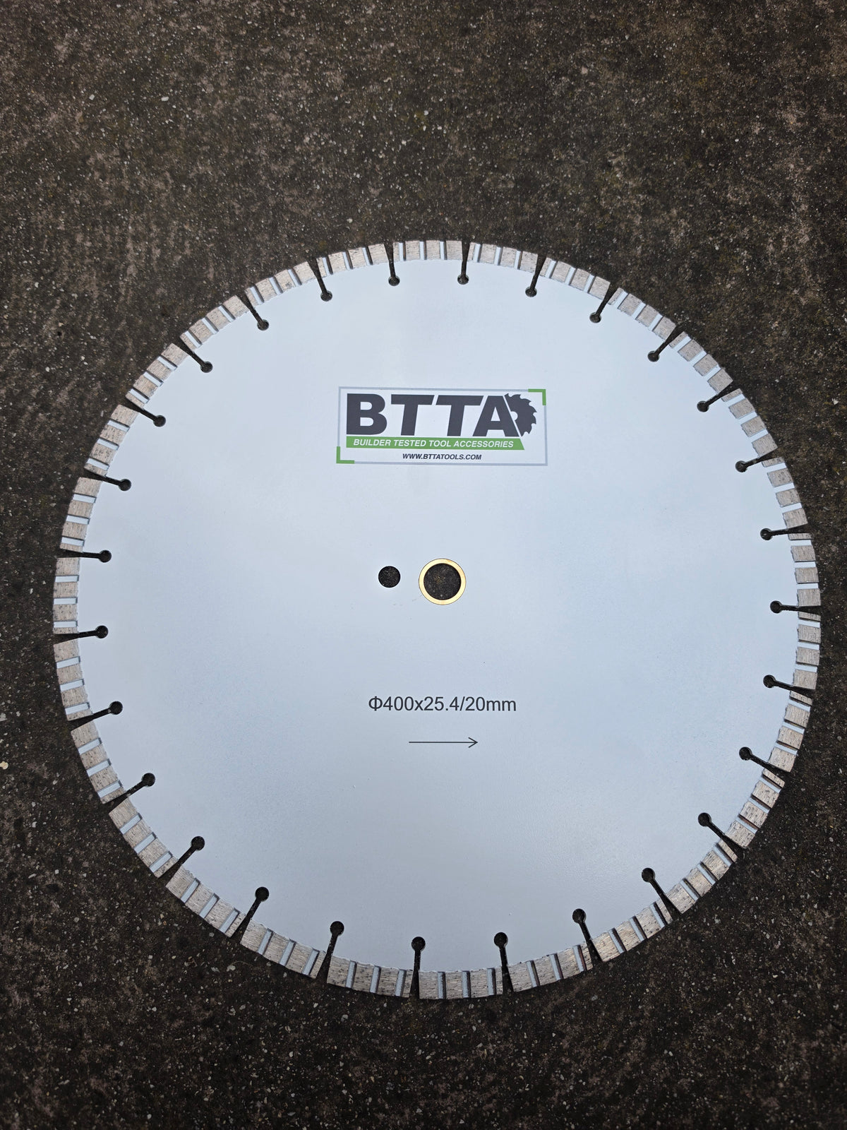 BTTA segmented turbo diamond blade sizes 400mm,350mm,230mm