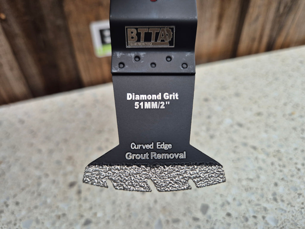 BTTA multi tool curved diamond grout/cement sheet blade, fast and clean grout removal $23 inc GST Free shipping