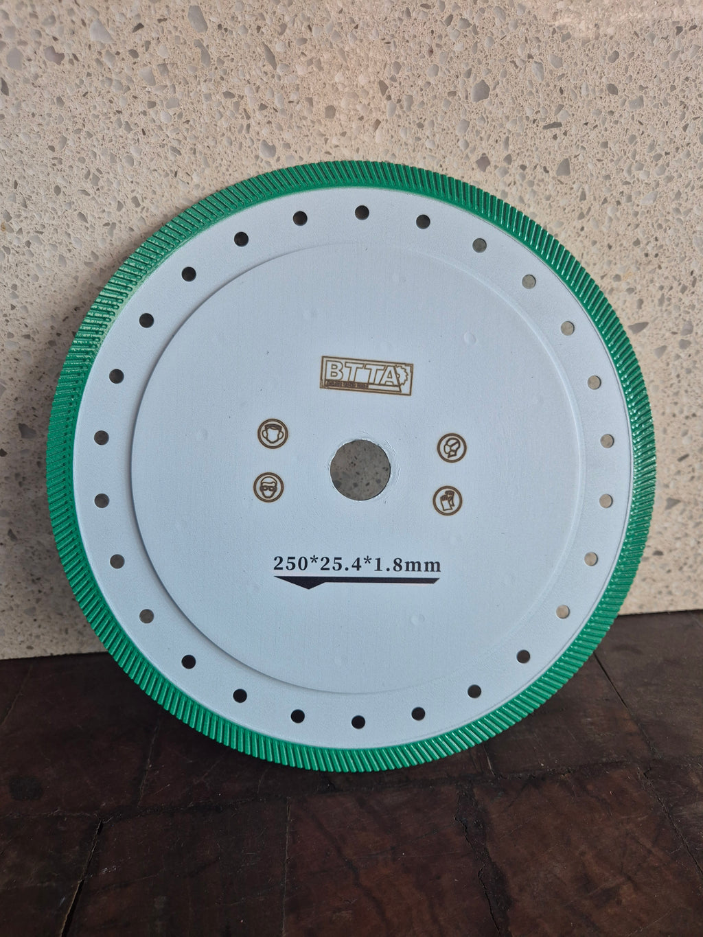 BTTA tile wet saw blade 250mm x 1.8mm thick $115 inc GST