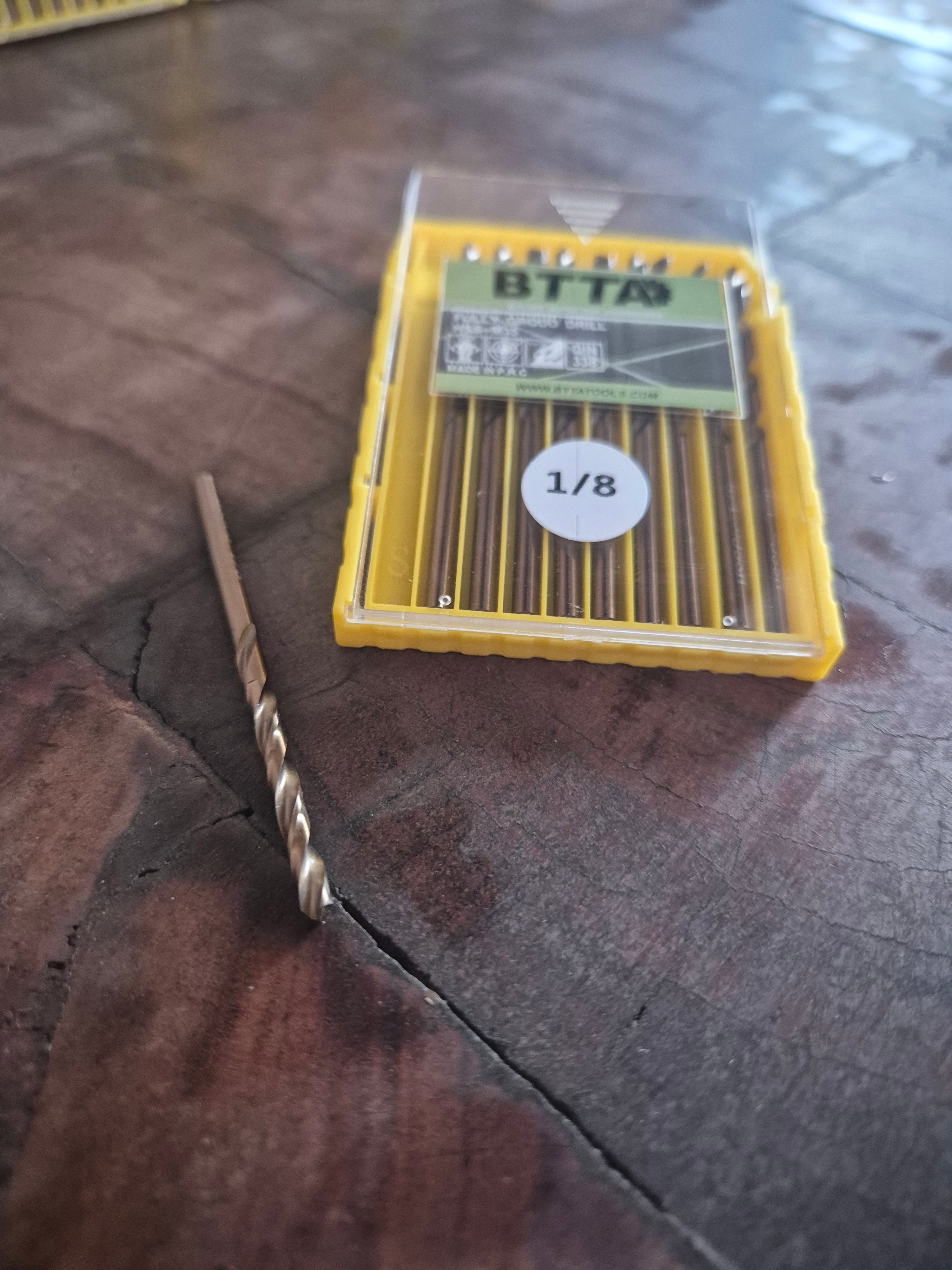 BTTA hss cobalt multi material drill bit multiple sizes 2mm,2.5mm,3mm,3.2mm,3.5mm,4mm,4.1mm,5.5mm