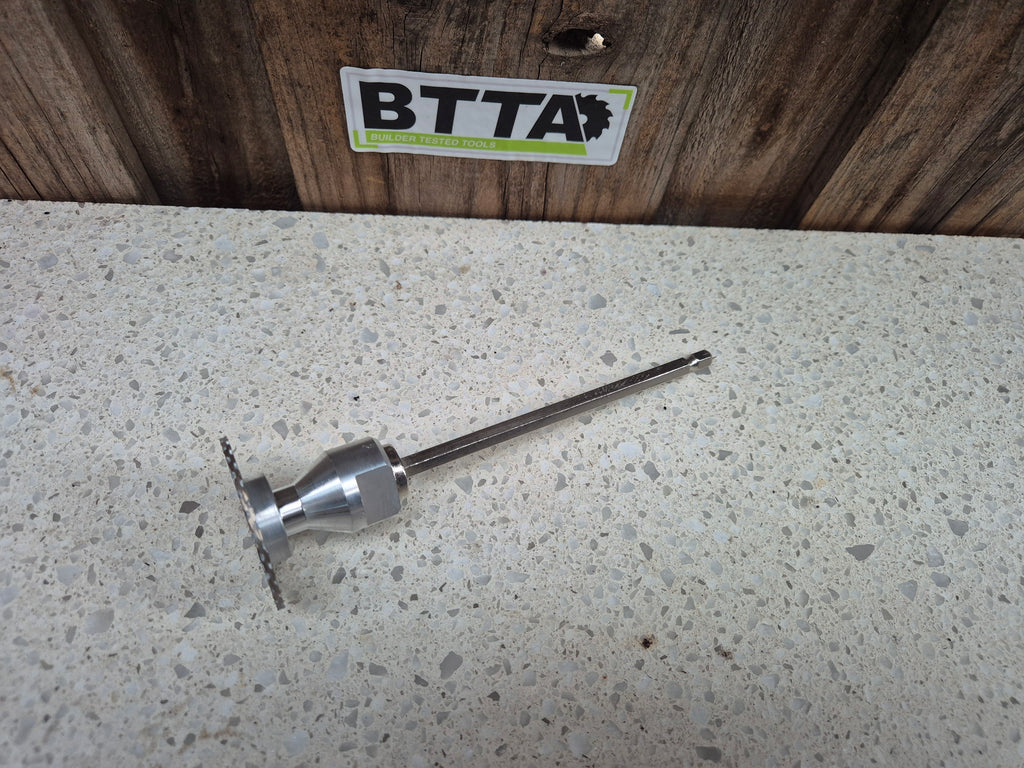 BTTA Hex internal pvc pipe cutter / porcelain blade $22 inc GST