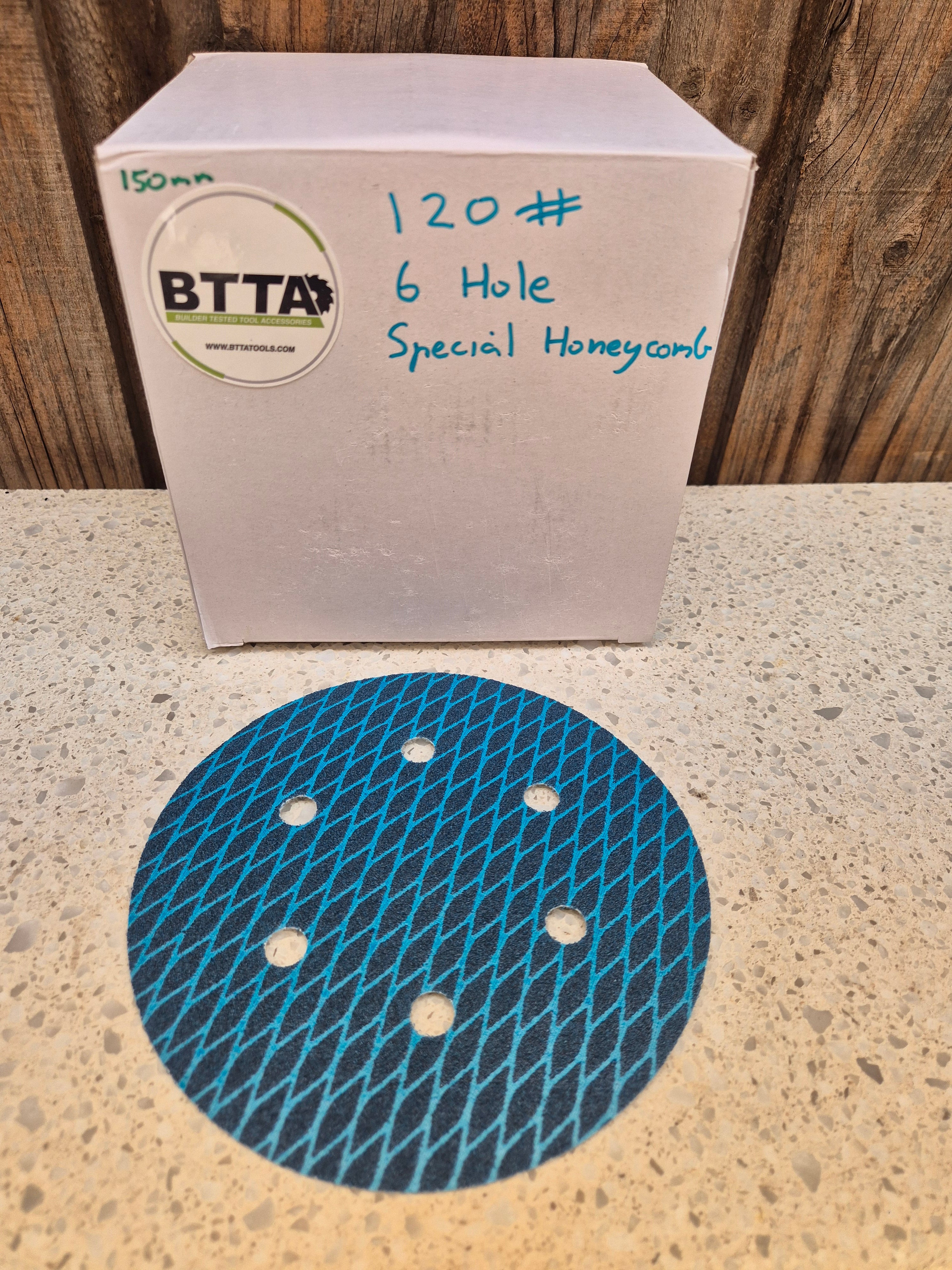 BTTA 150 & 125mm orbital sanding discs pack of 25 pieces, $14inc GST